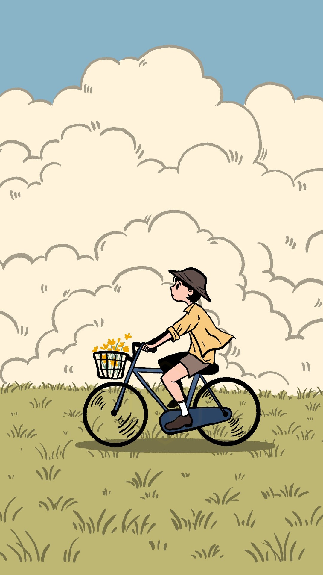 cycling, illustrations duvar kağıtları