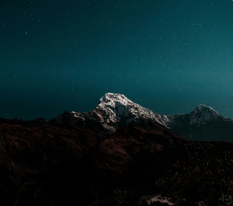 sfondi night, mountain