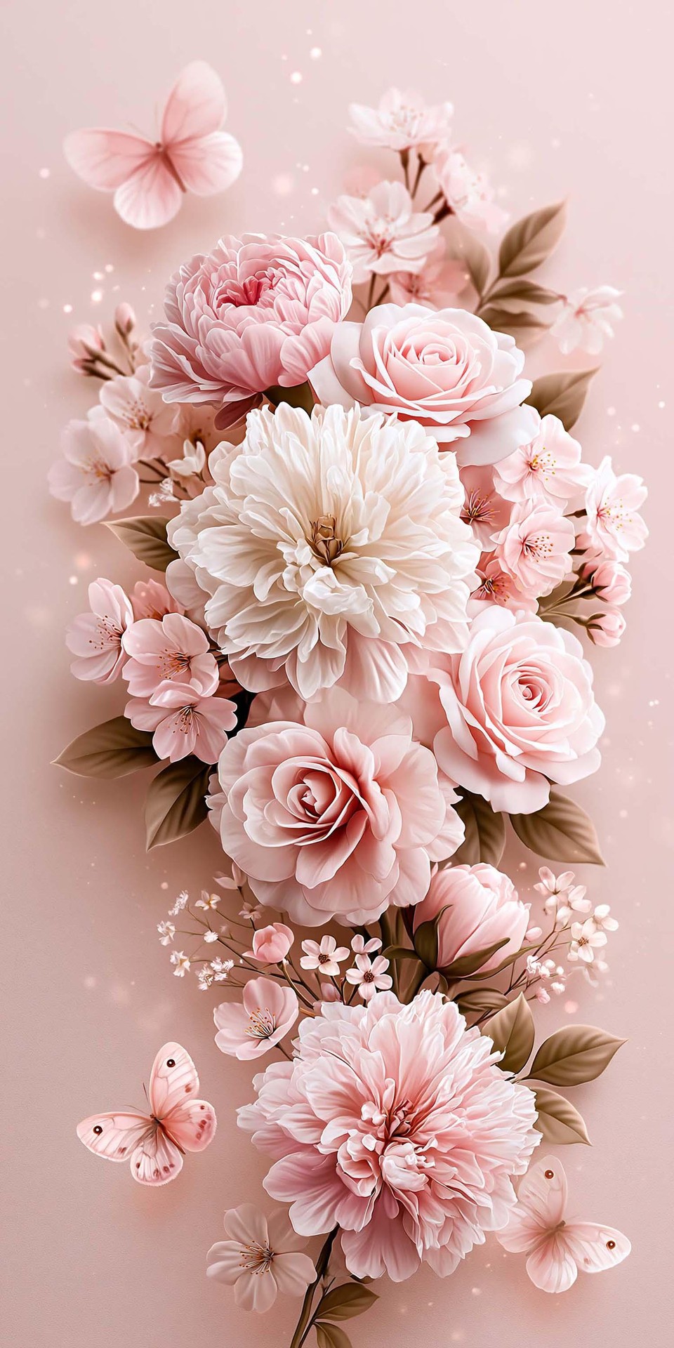 tapety pink, flower