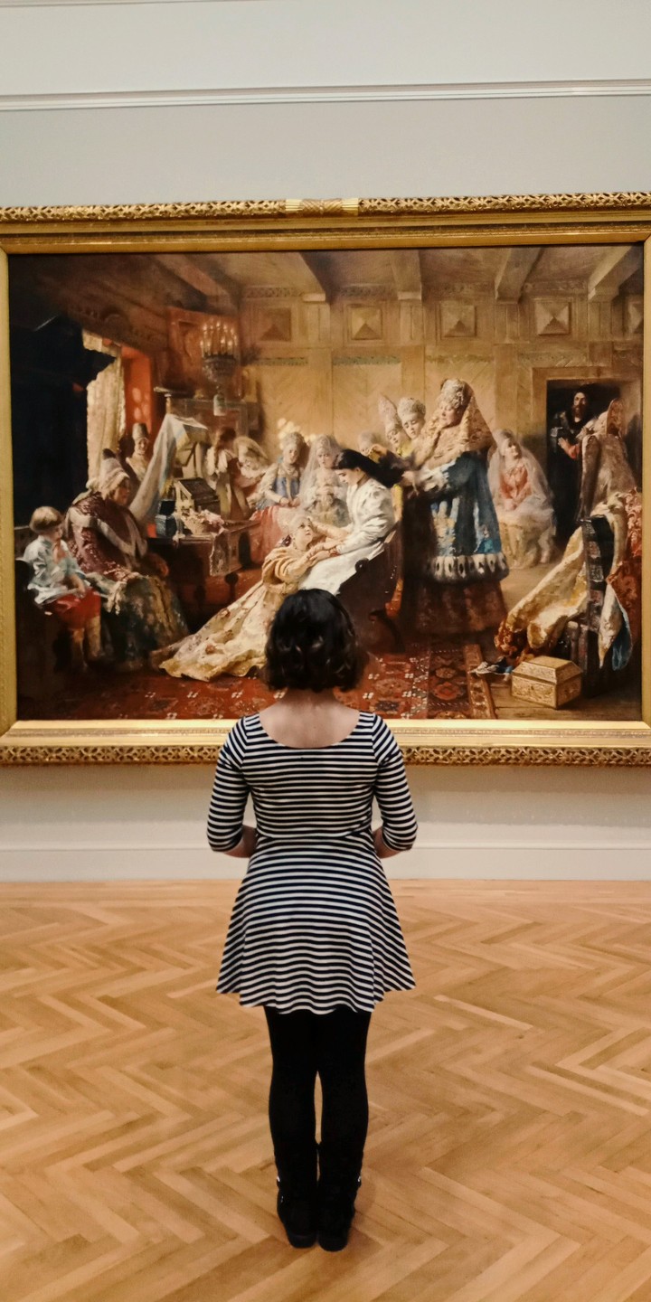 the russian bride's attire