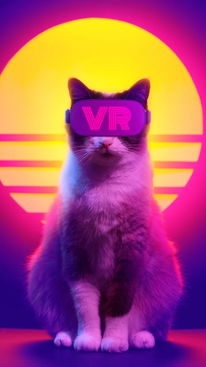 Cat in VR