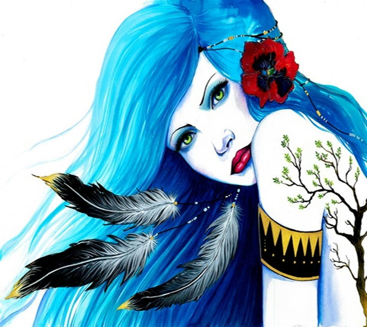 Blue