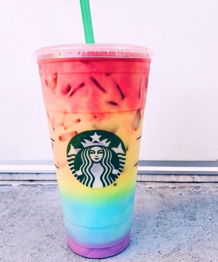 Rainbow Starbucks® Drink