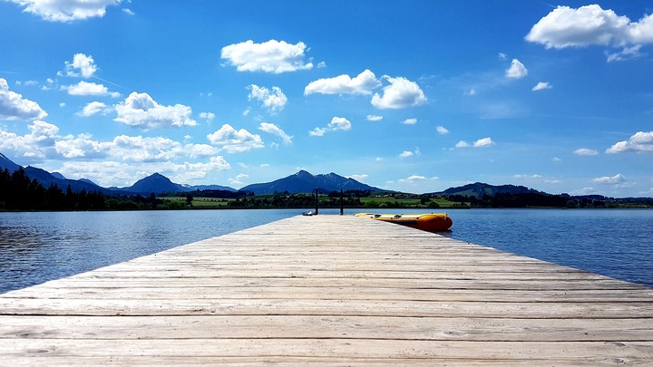 the way to the lake