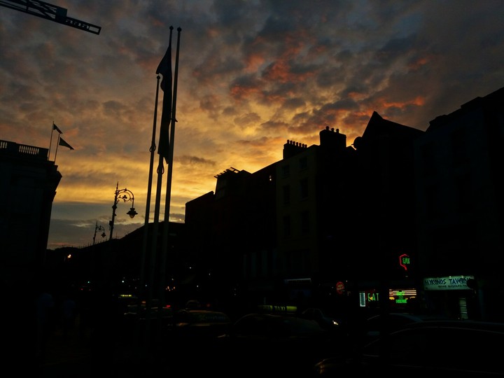 Sunset in Dublin