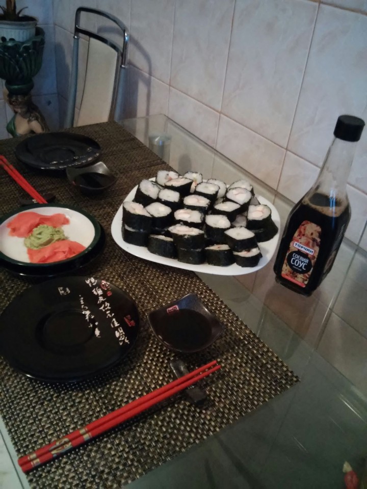Суши домашние
