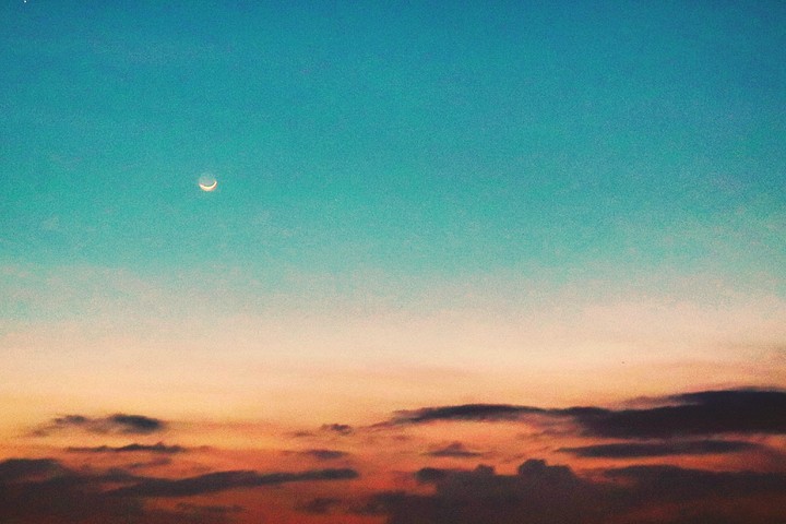 Dusk Sky as a Sea of Clouds