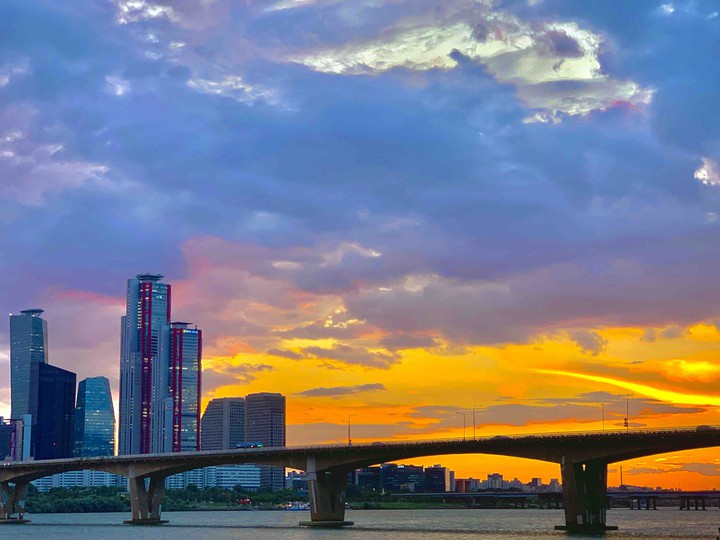 yeouido sunset