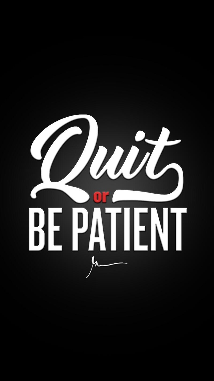 quit