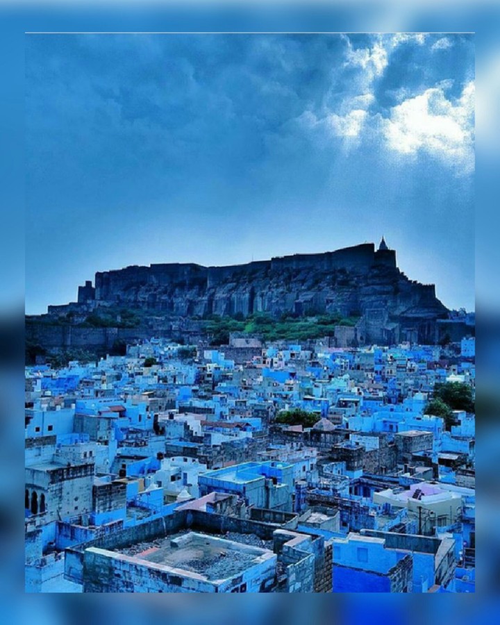 blue house