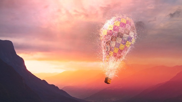 hot air water balloon