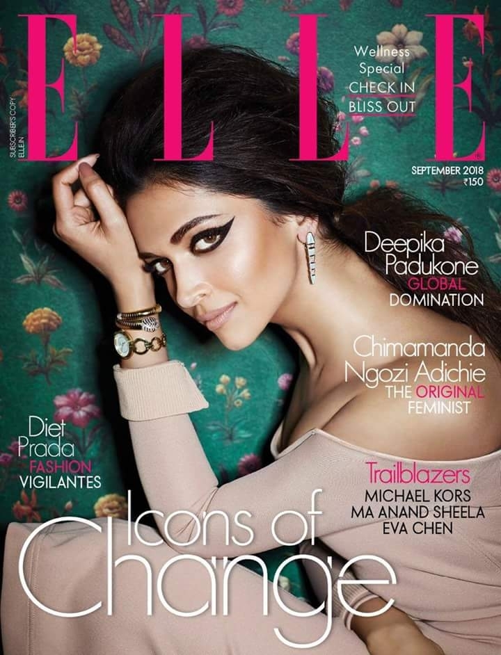 Deepika for elle  india magazine