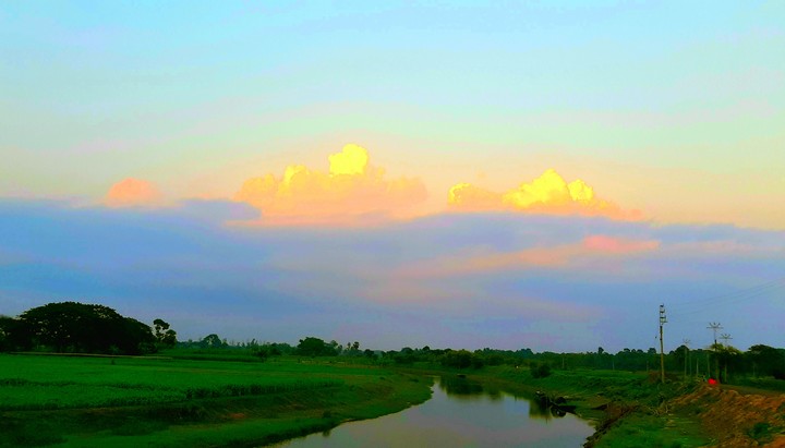 golden sky
