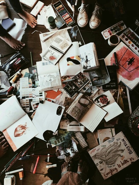 collage, photomontage桌布