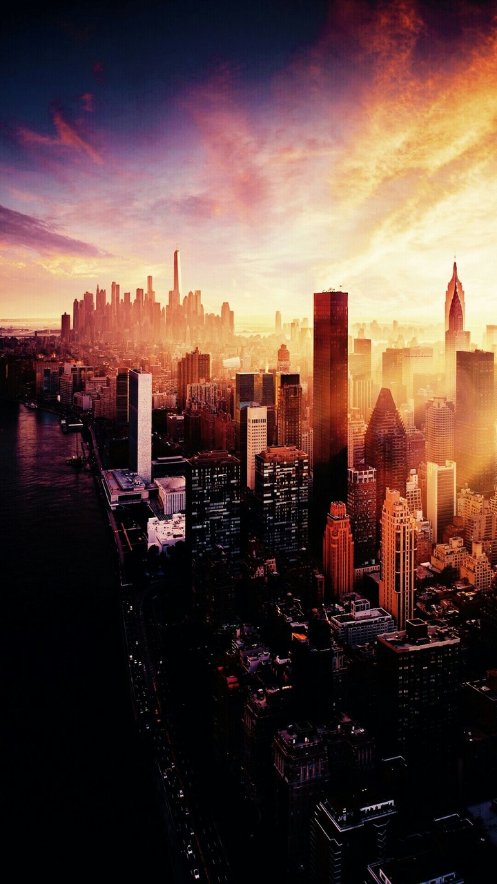 The city