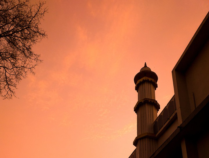 gleaming minaret