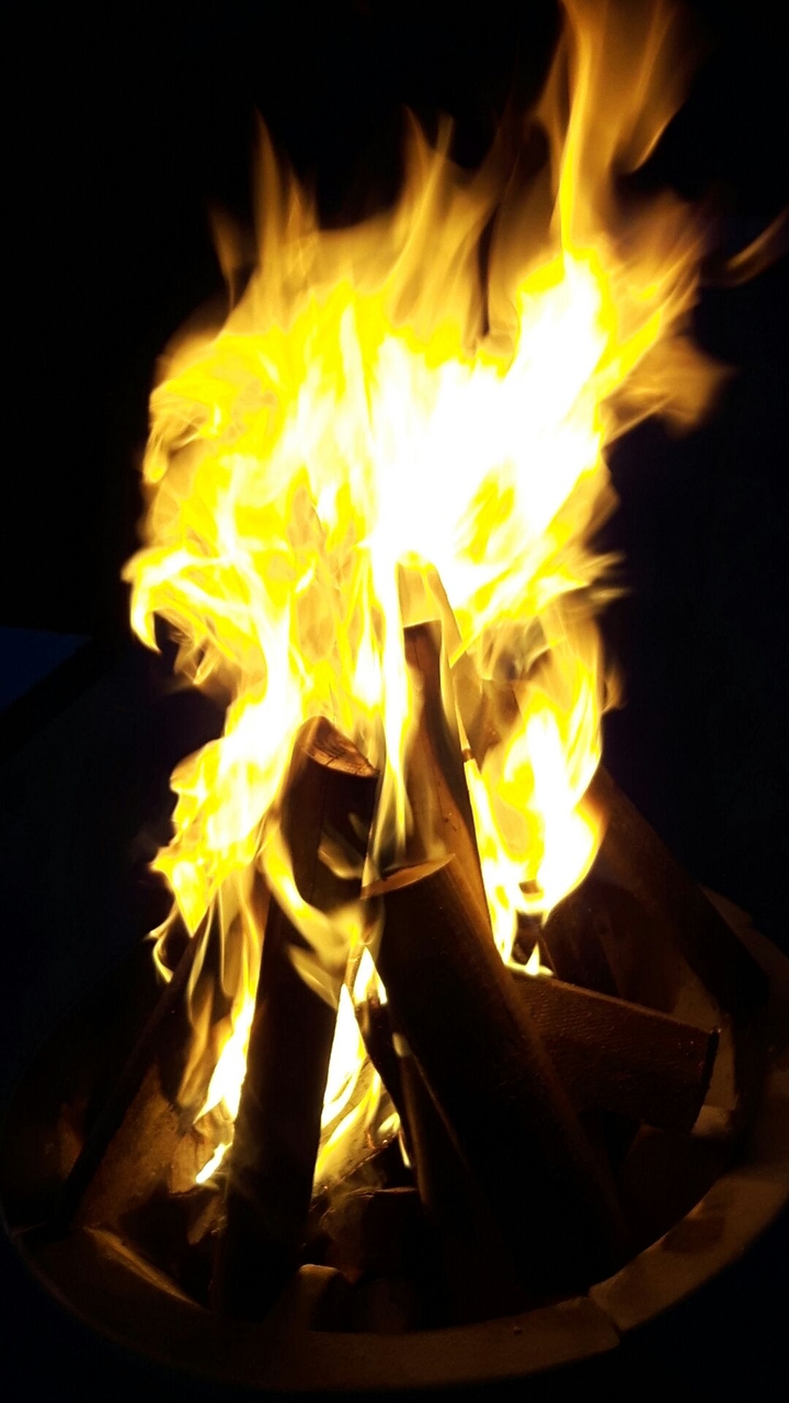 abend feuer