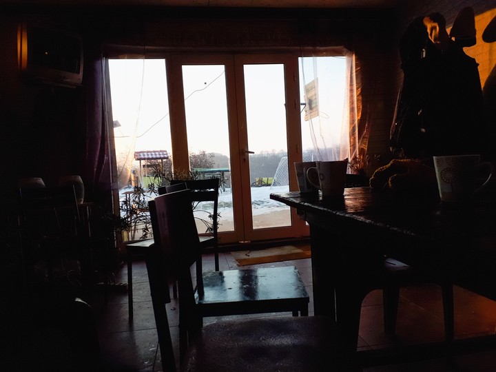 One december morning