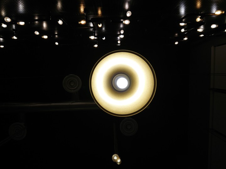 light at restaurant