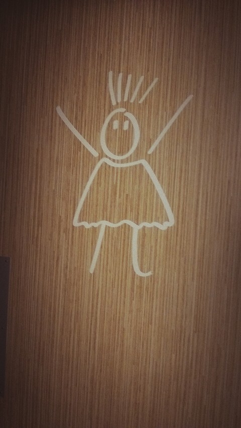 Girls Bathroom Sign