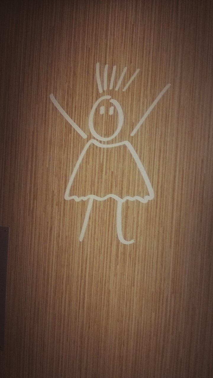 Girls Bathroom Sign
