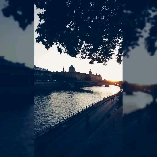 Sunset in Paris