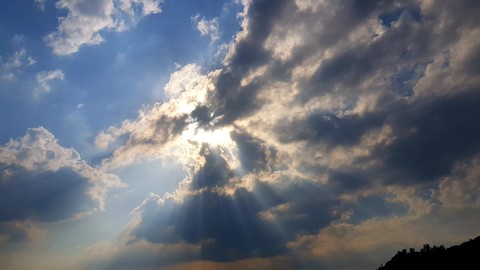the sky