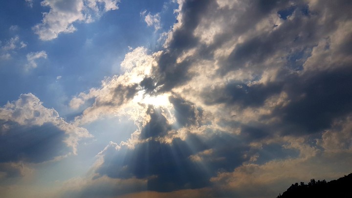 the sky