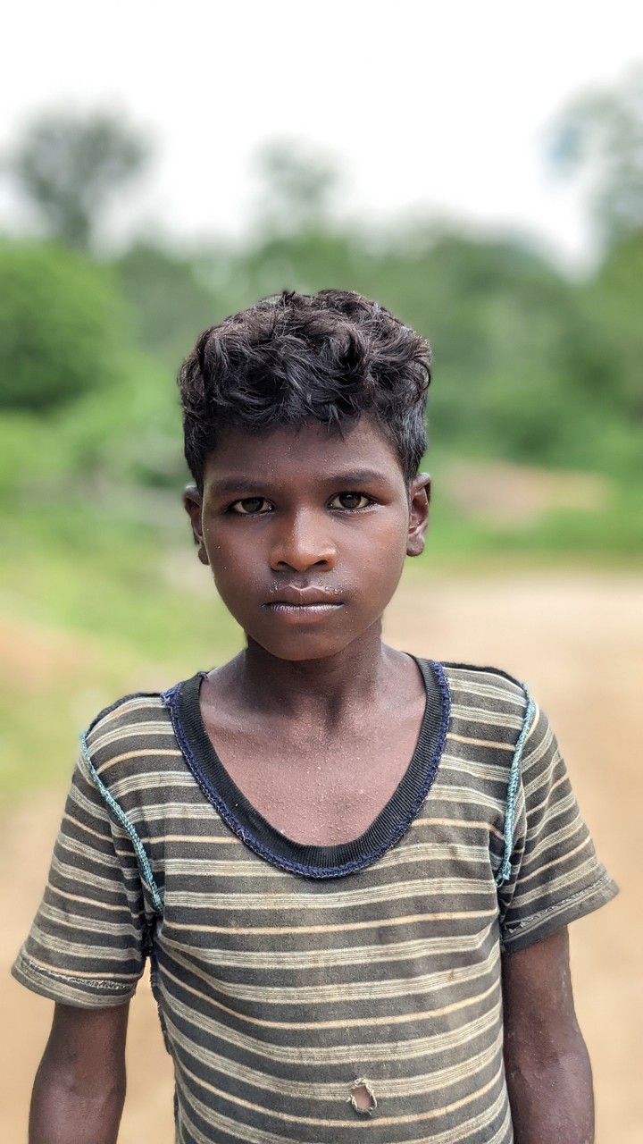 12 year old boy clicked his first photo in his life