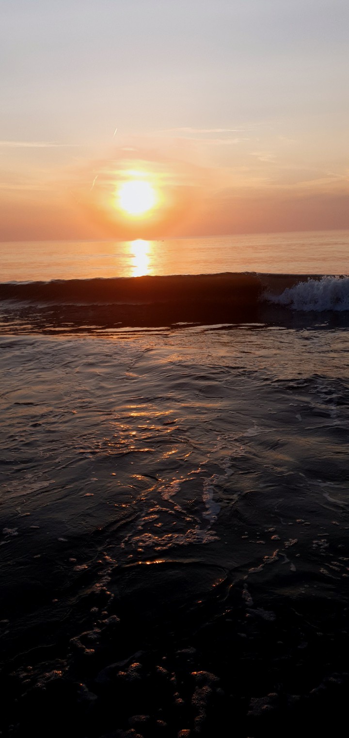 Sunset on a beach