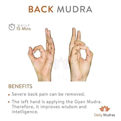 Back mudra