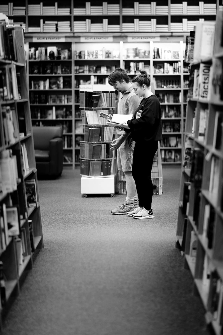 At the Bookstore