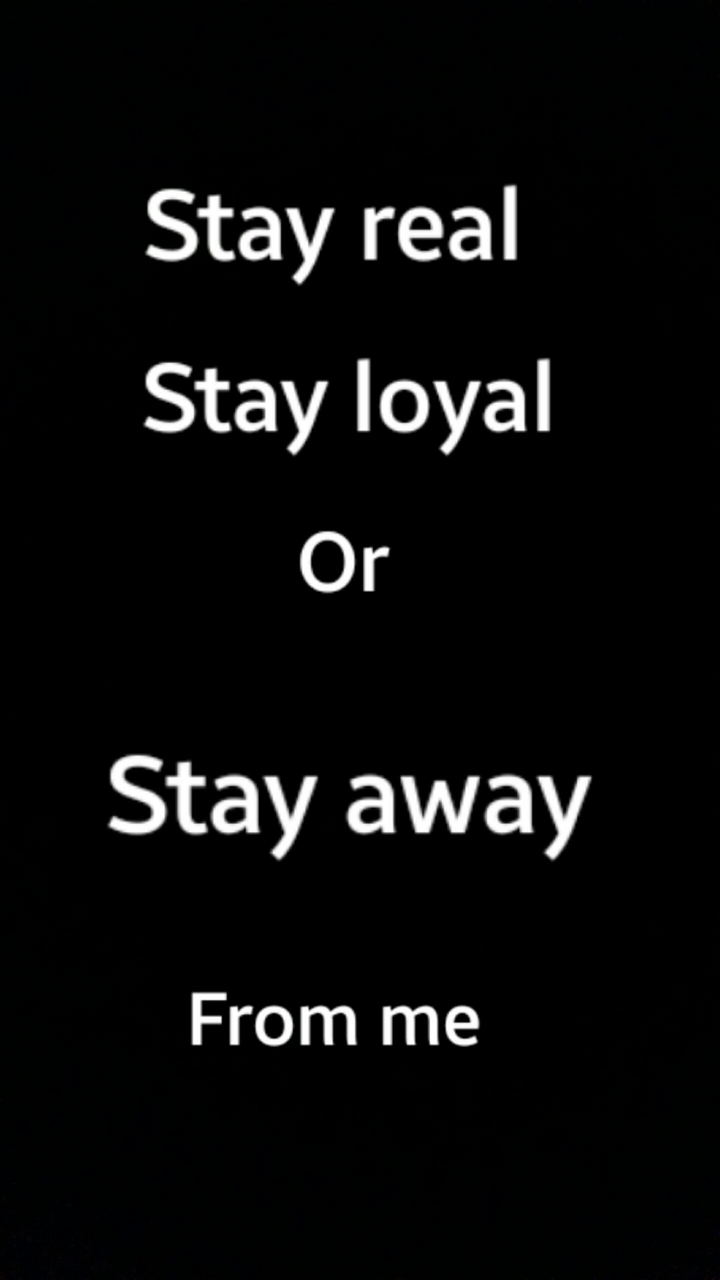 stay away
