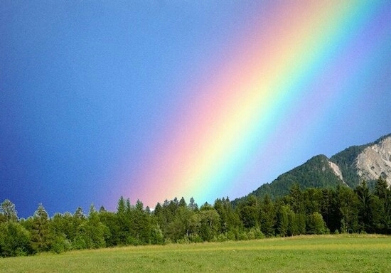 Over the rainbow...