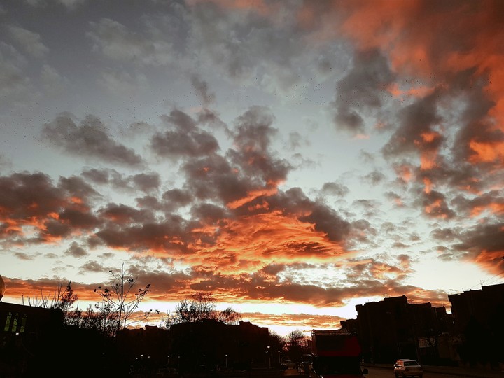 fire sky