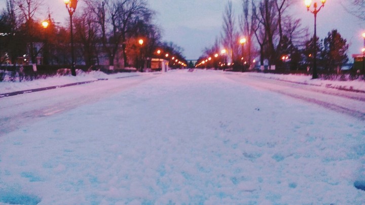 Embankment at night