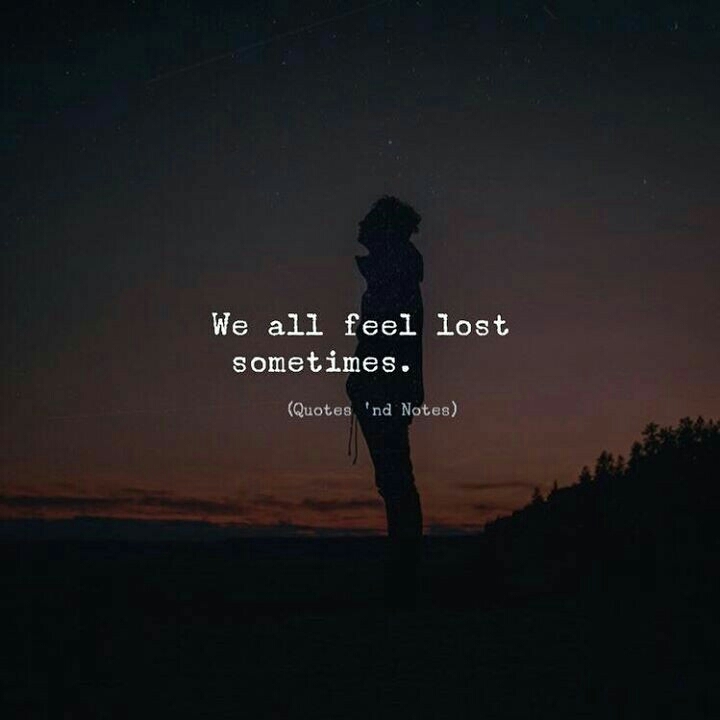 lost in thoughts
