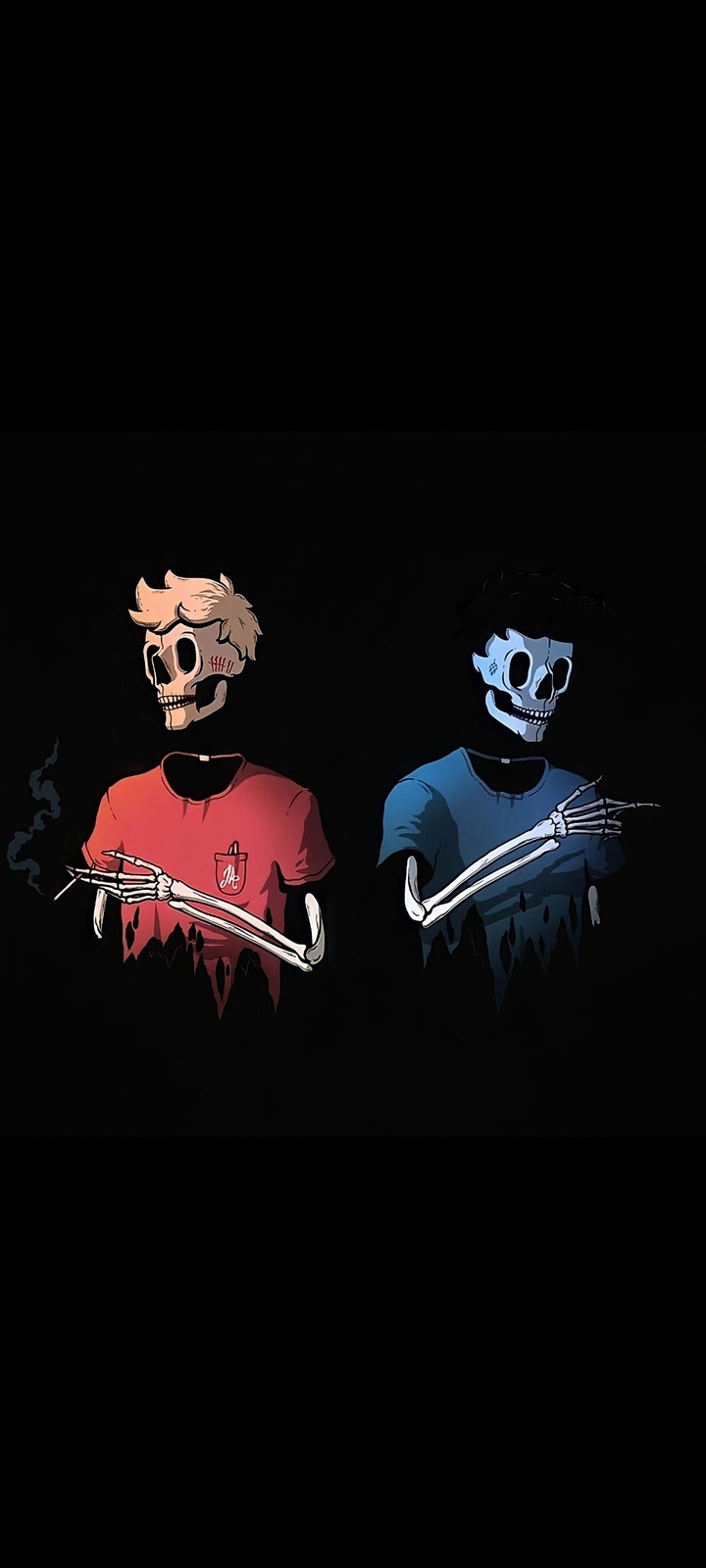 red or blue?