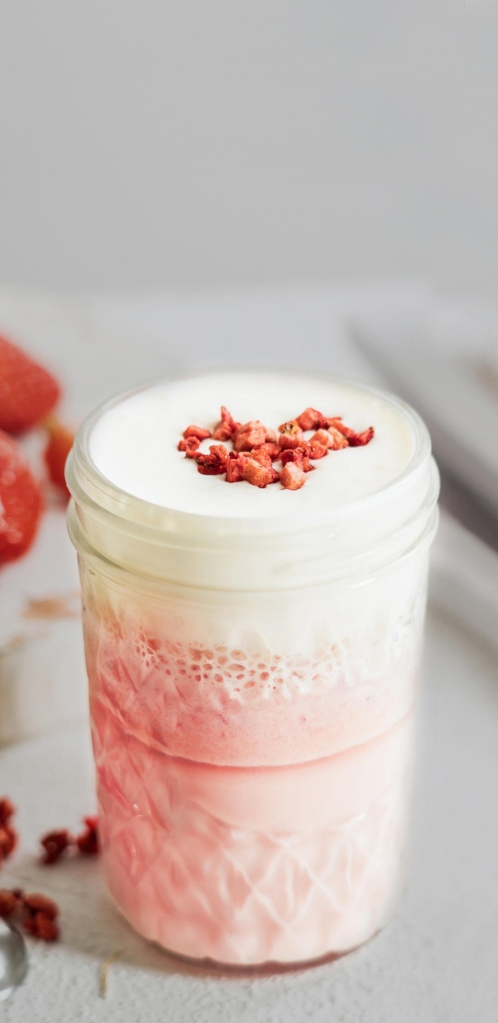 Strawberry milkshake