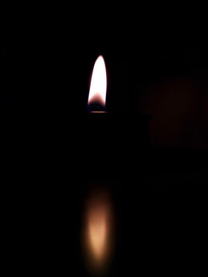 just a candle