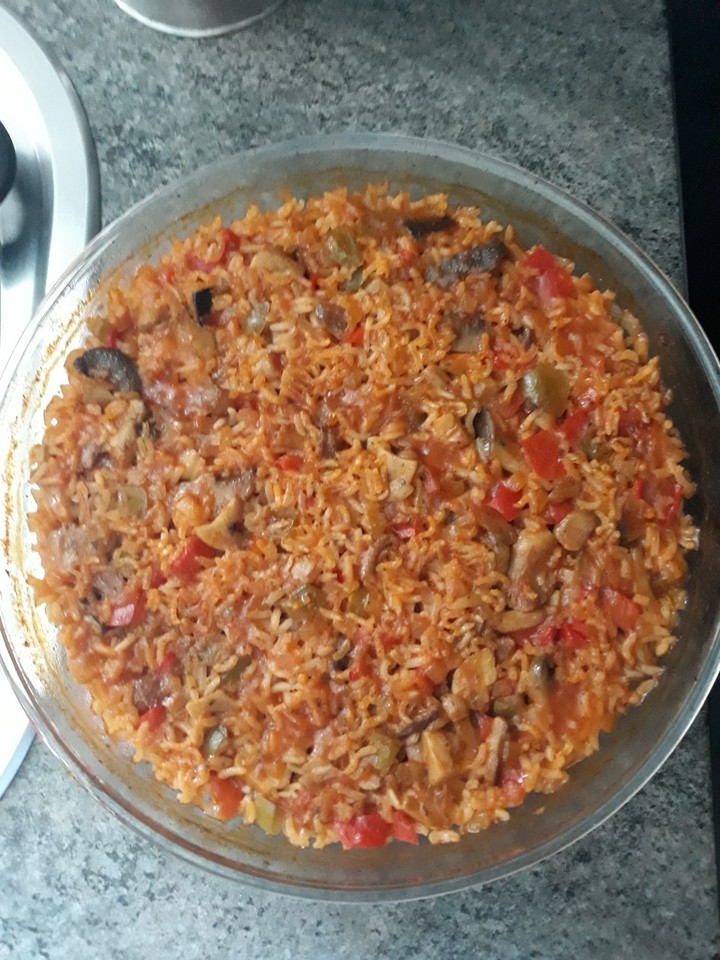Arroz al horno