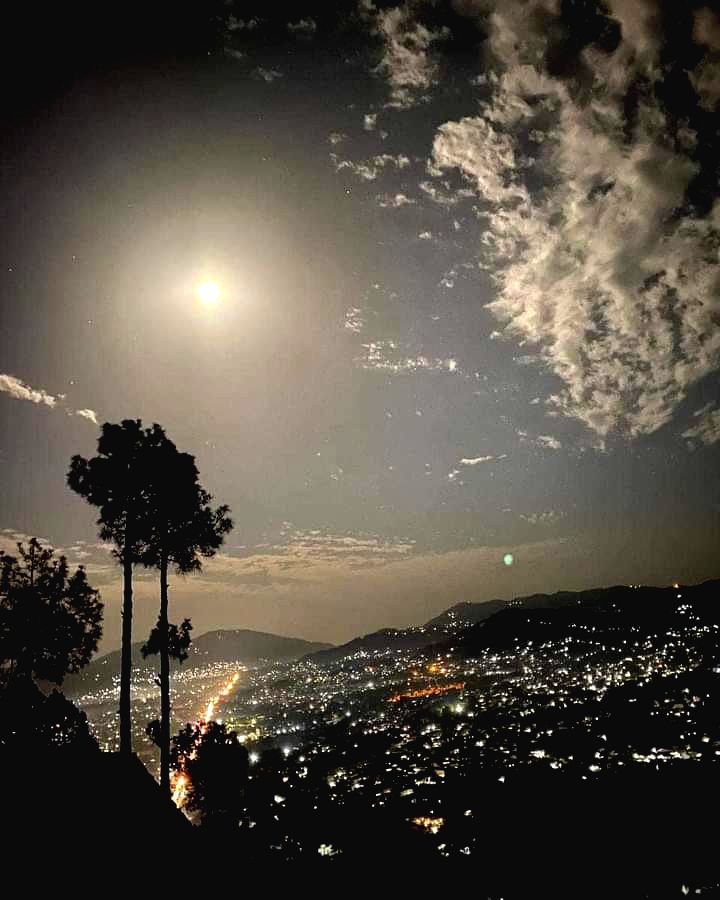 abbottabadcites#munabhi#abbottabad#nightview
