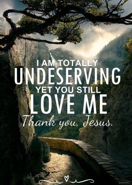Jesus loves even me and you!