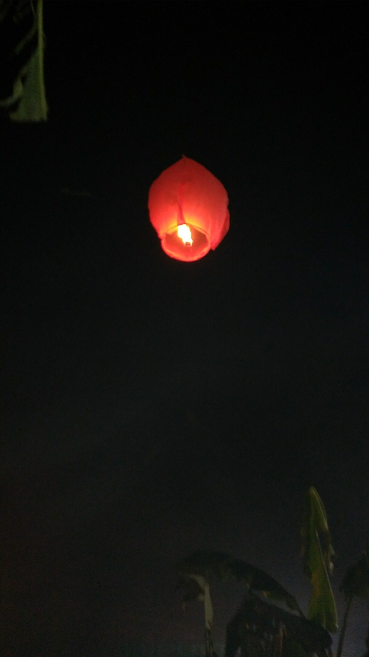 light in the sky