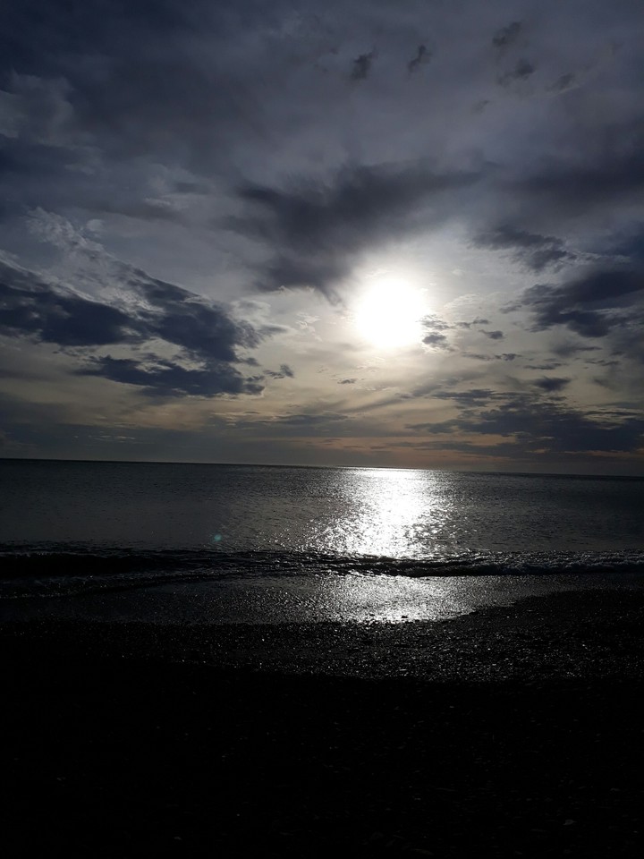 ocean and sun