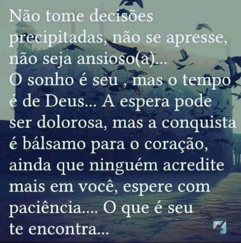 Deus no comando