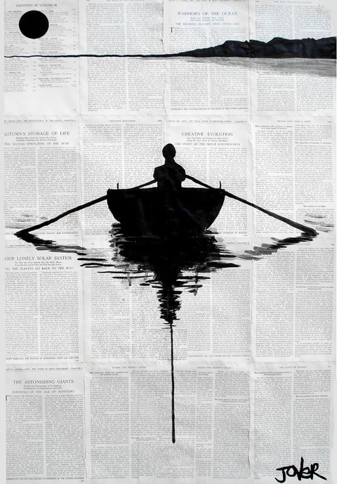dark boat