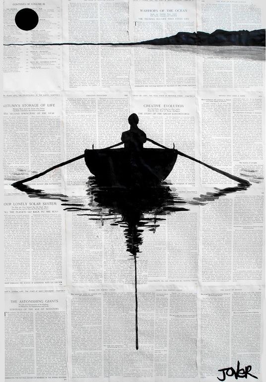 dark boat