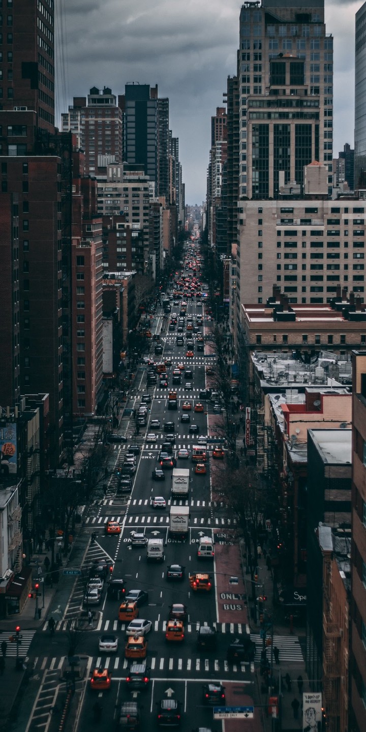 busy city