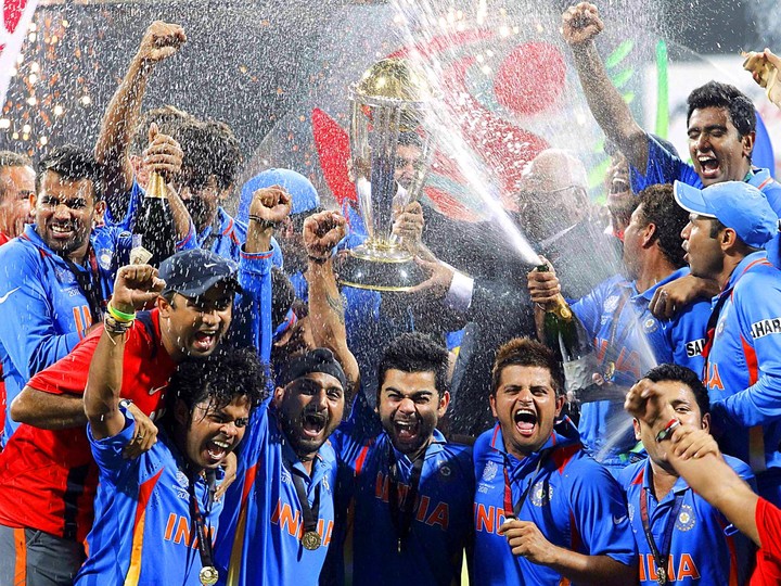 2011 world cup win celebration